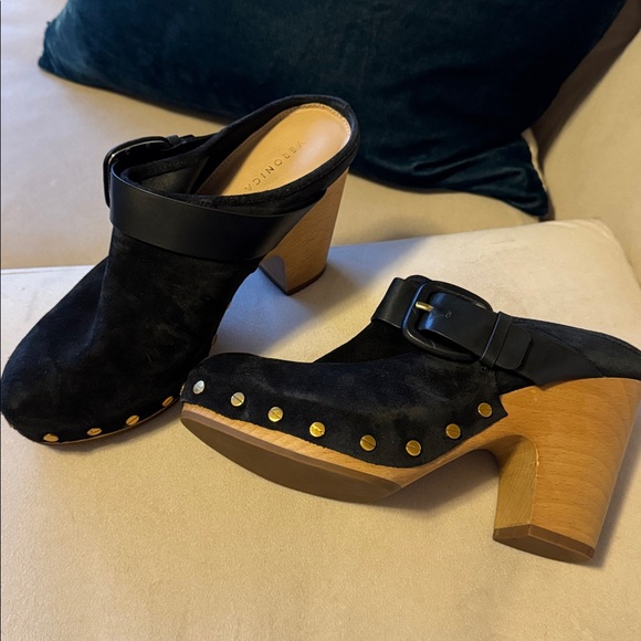 Veronica Beard Shoes - Veronica Beard Dacey Suede Clog